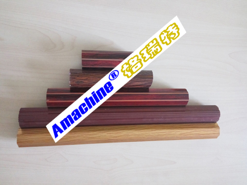 The curtain rod wood grain transfer printing machine